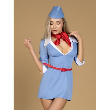 Костюм сексуальной стюардессы (Premium) (S/M)