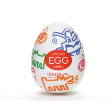 Мастурбатор-яйцо Tenga Keith Haring Street
