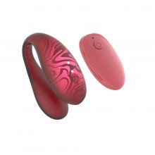 Парный вибромассажер TWIN+, Red с пультом дистанционного управления и управлением через приложение. Парный вибромассажер TWIN+, Red с пультом дистанционного управления и управлением через приложение.