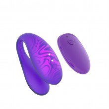 Парный вибромассажер TWIN+,Purple с пультом дистанционного управления и управлением через приложение Парный вибромассажер TWIN+,Purple с пультом дистанционного управления и управлением через приложение