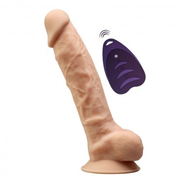 Вибратор-реалистик SILEXD Model 1, 8", телесный, с пультом