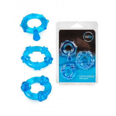 КОЛЬЦО ЭРЕКЦИОННОЕ 3 шт внутренний D 25x20x18 мм арт. EE-10299