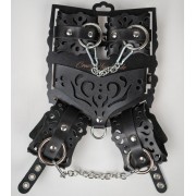 НАБОР АЖУРНЫЙ (ОШЕЙНИК, НАРУЧНИКИ, ОКОВЫ), арт. CH-23037