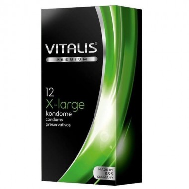 Презервативы VITALIS PREMIUM №12 увеличенного размера (12шт)