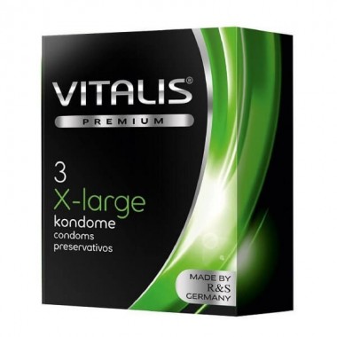 Презервативы VITALIS PREMIUM №3 увеличенного размера (3шт)