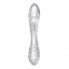 Двусторонний фаллоимитатор Satisfyer Dazzling Crystal 1, стекло, прозрачный, 18,5 см