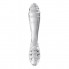 Двусторонний фаллоимитатор Satisfyer Dazzling Crystal 1, стекло, прозрачный, 18,5 см