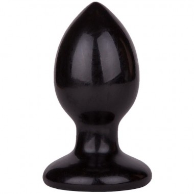 Анальный плаг Glide M, L 85 мм, D 47 мм, цвет чёрный арт. 420703
