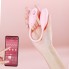 Вибратор 2в1 BeYourLover Magic Suitcase с бесконтактным клиторальным стимулятором, розовый
