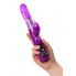 ВИБРАТОР С КЛИТОРАЛЬНЫМ СТИМУЛЯТОРОМ TOYFA A-TOYS , TPR, ФИОЛЕТОВЫЙ, 22,5 СМ