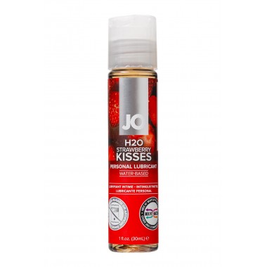 Вкусовой лубрикант Клубника JO Flavored Strawberry Kiss 1oz (30 мл)