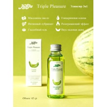ЭЛИКСИР ДЛЯ ИНТИМНОГО УХОДА "TRIPLE PLEASURE" МЕДОВАЯ ДЫНЯ 65 ГР