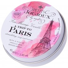 PETITS JOUJOUX Массажная свеча PARIS ваниль и сандал 33 гр.