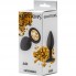 АНАЛЬНАЯ ПРОБКА EMOTIONS CUTIE SMALL BLACK GOLDEN CRYSTALL