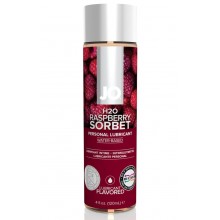 Вкусовой лубрикант Малина JO Flavored Raspberry Sorbet , 5.25 oz - 120 мл.