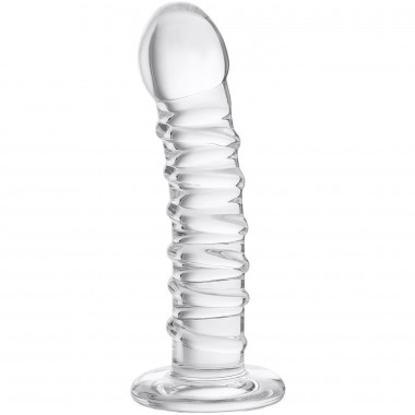 НЕРЕАЛИСТИЧНЫЙ ФАЛЛОИМИТАТОР SEXUS GLASS, СТЕКЛО, ПРОЗРАЧНЫЙ, 16 СМ