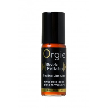 БЛЕСК ДЛЯ ГУБ С ВИБРИРУЮЩИМ ЭФФЕКТОМ ORGIE SEXY VIBE ELECTRIC FELLATIO, 10 МЛ