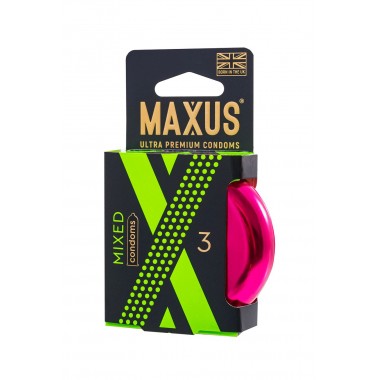 Презервативы Maxus, набор, латекс, железный кейс, 18 см, 5,3 см, 3 шт.