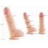 ФАЛЛОИМИТАТОР НЕОСКИН НА ПРИСОСКЕ FLEX & FIX SISTEM LOVETOY,TPR, ТЕЛЕСНЫЙ, 21 СМ
