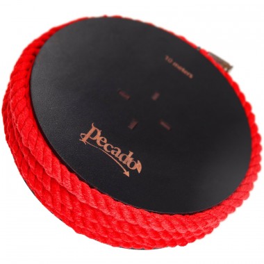 ВЕРЕВКА ДЛЯ ШИБАРИ PECADO BDSM, НА КАТУШКЕ, ХЛОПОК, КРАСНАЯ, 10 М.