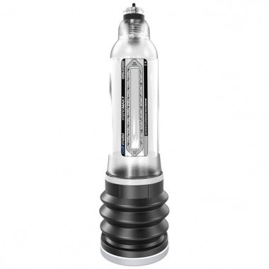 ГИДРОПОМПА BATHMATE HYDROMAX7, ABS ПЛАСТИК, ПРОЗРАЧНАЯ, 30 СМ (АНАЛОГ HYDROMAX X30)