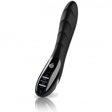 ВИБРАТОР MYSTIM SIZZLING SIMON СИЛИКОНОВЫЙ С ЭЛЕКТРОСТИМУЛЯЦИЕЙ ЧЕРНЫЙ, 27СМ