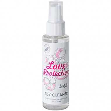 ЛОСЬОН ГИГИЕНИЧЕСКИЙ АНТИСЕПТИЧЕСКИЙ TOY CLEANER LOVE PROTECTION 110 МЛ 