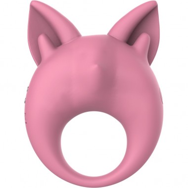 ПЕРЕЗАРЯЖАЕМОЕ КОЛЬЦО ДЛЯ КЛИТОРАЛЬНОЙ СТИМУЛЯЦИИ MIMI ANIMALS KITTEN KIKI PINK